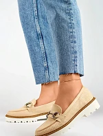 Dámské mokasíny GQ97 Béžová - Lady Glory