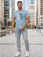 Tshirt męski z nadrukiem model 22182638 - FashionStreet Tshirt męski z nadrukiem model 22182638 - FashionStreet