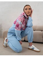 Sportovní souprava s květinovým motivem modrá model 22049186 - Moon