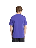 Pánské tričko Essentials Small Logo Single Jersey fialové model 22348373 - ADIDAS Pánské tričko Essentials Small Logo Single Jersey fialové model 22348373 - ADIDAS