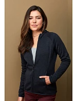 Stedman Lux Knit Fleece Jacket Women Dámská pletená fleecová bunda s kapucí 05.5560 black opal heather Stedman Lux Knit Fleece Jacket Women Dámská pletená fleecová bunda s kapucí 05.5560 black opal heather