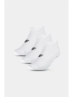 Dámské tréninkové ponožky 3 páry bílé model 21695560 - 4F Dámské tréninkové ponožky 3 páry bílé model 21695560 - 4F