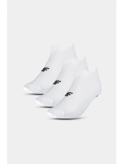Dámské tréninkové ponožky 3 páry bílé model 21695560 - 4F