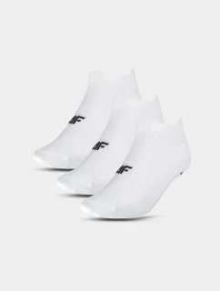 Dámské tréninkové ponožky 3 páry bílé model 21695560 - 4F