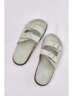 Dámské Pantofle S Přezkami Mátové model 21699061 - Boto