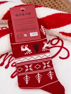 Pánské Vánoční Ponožky Běžící Sob Červené