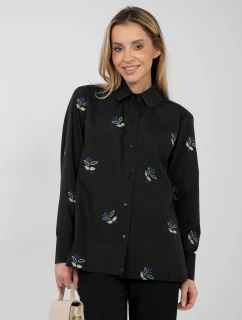 Košile LK KS 510154.90 černá