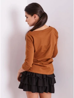 Bluzka PL BZ model 20097778 jasny brązowy - FPrice