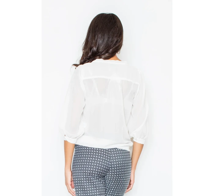 Halenka ecru model 18488110 - Figl Halenka ecru model 18488110 - Figl