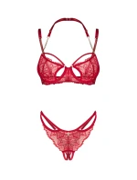 Dámský set červený  model 21494797 - Obsessive