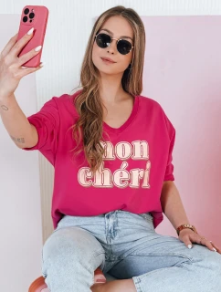 Dámská halenka s potiskem fuchsiová Dstreet model 21988805 - FashionStreet