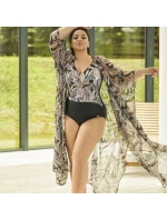 Dámské jednodílné plavky 61 black plus - AVA