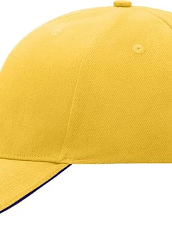 Daiber MB 24 6 panelová sandwich kšiltovka 03.0024 gold yellow/navy