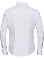 Russell Athletic 924F Popelínová halenka s dlouhým rukávem 11.924F white Russell Athletic 924F Popelínová halenka s dlouhým rukávem 11.924F white
