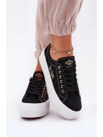 Dámské textilní tenisky na platformě model 21693274 černé - Lee Cooper