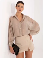 Szorty IT SN model 21795614 beżowy - FPrice Szorty IT SN model 21795614 beżowy - FPrice