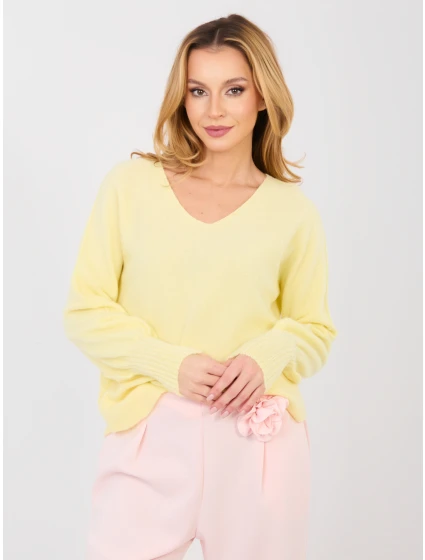 Jumper MI SW 2201.16P světle žlutý Jumper MI SW 2201.16P světle žlutý