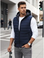 Pánská tmavě modrá vesta Dstreet model 21965584 - FashionStreet