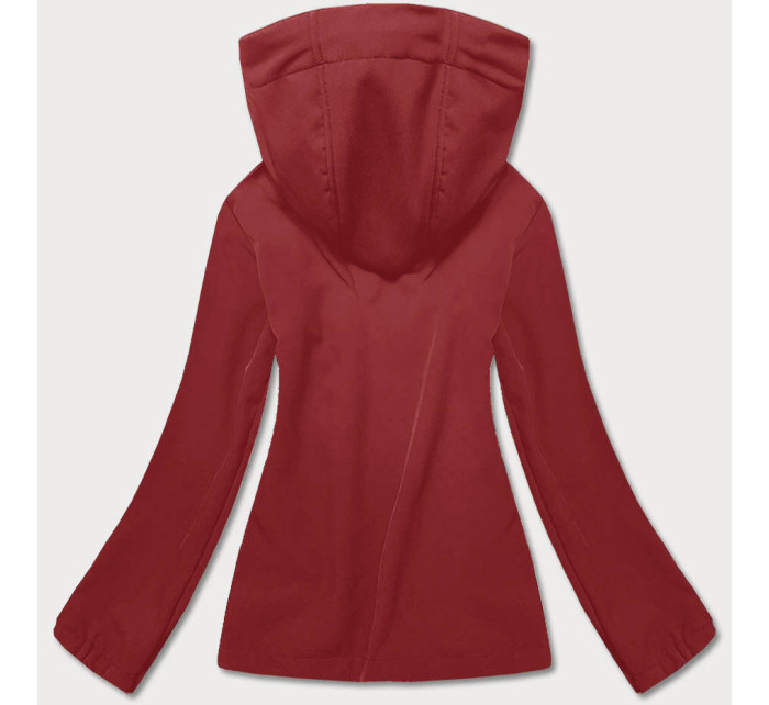 Červená dámská bunda s polarem (fleecem) (HH017-5)
