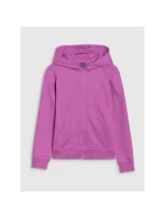 Dívčí mikina s kapucí model 21435827 - 4F Dívčí mikina s kapucí model 21435827 - 4F
