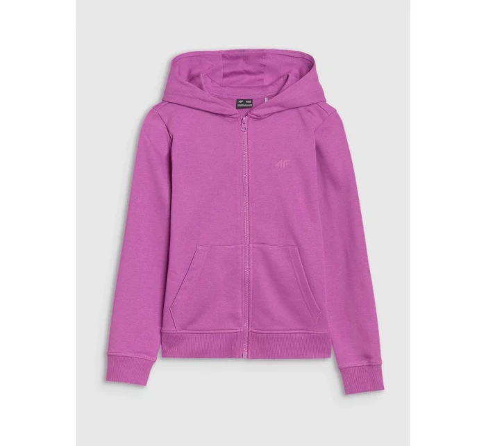 Dívčí mikina s kapucí model 21435827 - 4F Dívčí mikina s kapucí model 21435827 - 4F