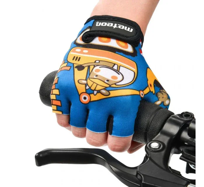 Dětské cyklistické rukavice Teddy Builder 26184-26185-26186 - Meteor Dětské cyklistické rukavice Teddy Builder 26184-26185-26186 - Meteor