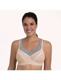 PanAlp wool sportovní podprsenka 5555 smart rose/melange - Active