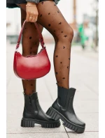 Kotníkové Boty Zateplené Na Zip S.Barski HY42-975 Černé Kotníkové Boty Zateplené Na Zip S.Barski HY42-975 Černé