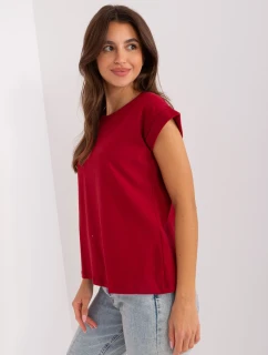 T shirt RV TS model 21863378 bordowy - FPrice