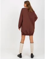 Mikina VI BL 3102.01P tmavě hnědá