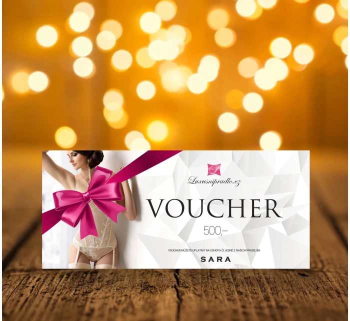 Dárkový šek 500,- Kč