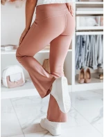 Dámské legíny do zvonu FARAFII růžové FashionStreet UY2616 Dámské legíny do zvonu FARAFII růžové FashionStreet UY2616