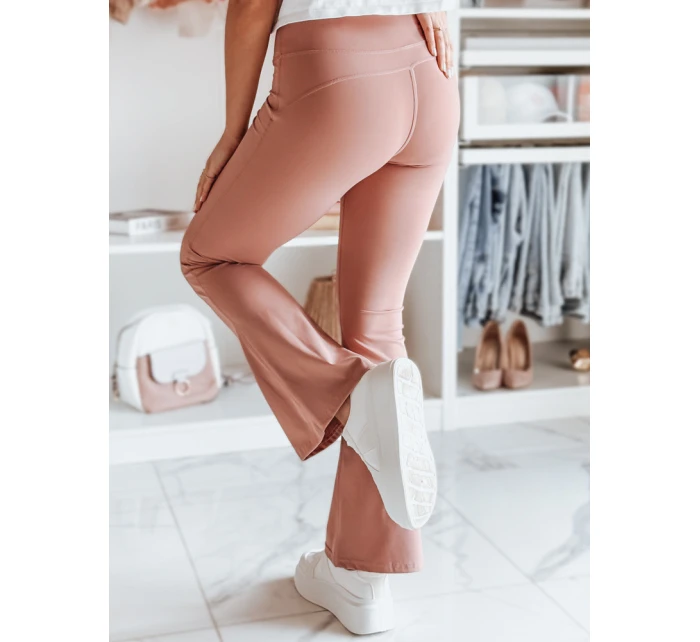 Dámské legíny do zvonu FARAFII růžové FashionStreet UY2616 Dámské legíny do zvonu FARAFII růžové FashionStreet UY2616