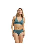 Dámský plavkový bikinový top DIM SWIMWEAR GLOSSY TRIANGLE BRA - DIM - tmavě zelená Dámský plavkový bikinový top DIM SWIMWEAR GLOSSY TRIANGLE BRA - DIM - tmavě zelená