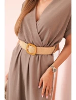 Kombinéza s ozdobným páskem v pase fango