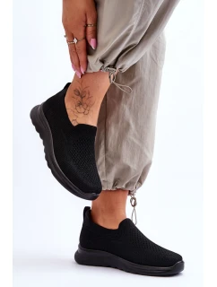 Dámské textilní nazouvací tenisky černé model 21618171 - EVENTO