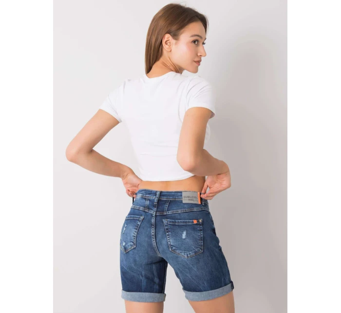 Šortky D85019T62125ZM246 modré Šortky D85019T62125ZM246 modré