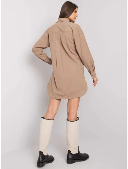 Košile EM KS model 16274877 tmavě lila - FPrice Košile EM KS model 16274877 tmavě lila - FPrice