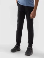 Dívčí tepláky typu jogger 4F - černé Dívčí tepláky typu jogger 4F - černé