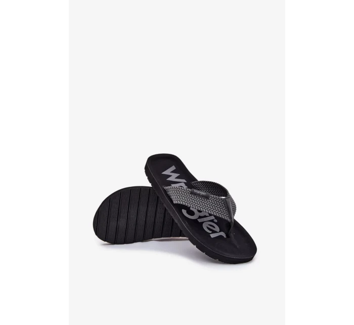Pánské žabky WRANGLER ZANE FLIPFLOP MEN LOW – šedé Pánské žabky WRANGLER ZANE FLIPFLOP MEN LOW – šedé