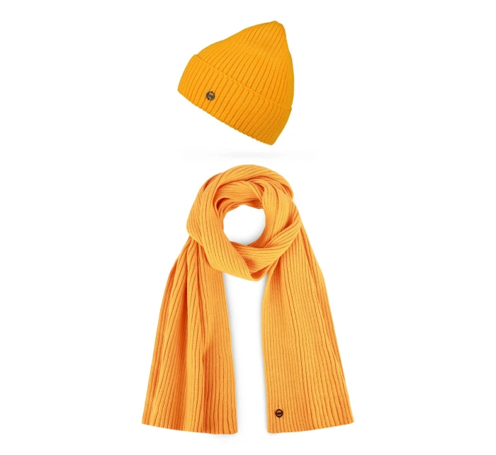 Dámský set šály a čepice Vuch Rowdy Set Yellow
