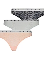 Dámská tanga Lace 3 Pack UW0UW02524-0TX - Tommy Hilfiger