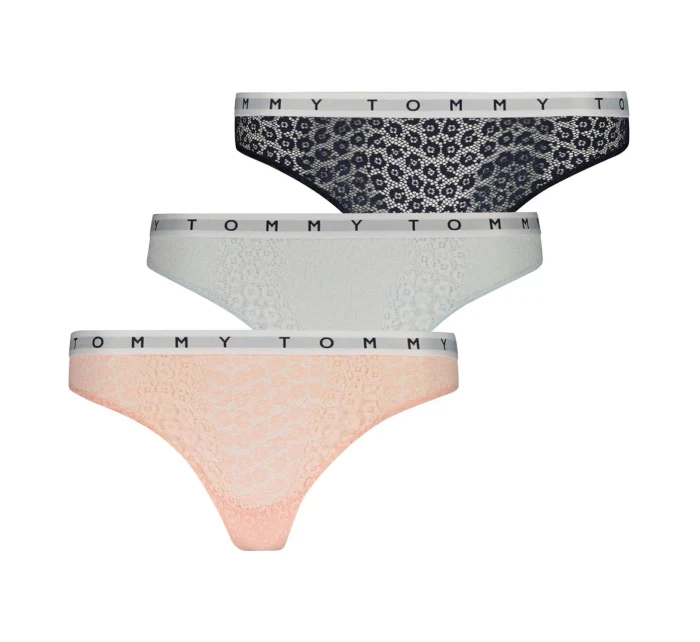 Dámská tanga Lace 3 Pack model 20901008 - Tommy Hilfiger Dámská tanga Lace 3 Pack model 20901008 - Tommy Hilfiger