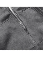 Tmavě šedá dámská sportovní mikina model 21389911 - J.STYLE Tmavě šedá dámská sportovní mikina model 21389911 - J.STYLE