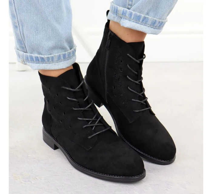 S.Barski W HY51-136 OLI284A semišové boty