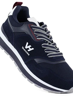 Pánské tenisky sportovní polobotky tmavě modré Vanhorn WN32306