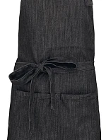 Kariban K 890 Zástěra s laclem "Sommelier" 20.K890 black denim