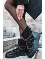 Dámské sněhule s šněrováním Černé model 21757757 - Boto Dámské sněhule s šněrováním Černé model 21757757 - Boto