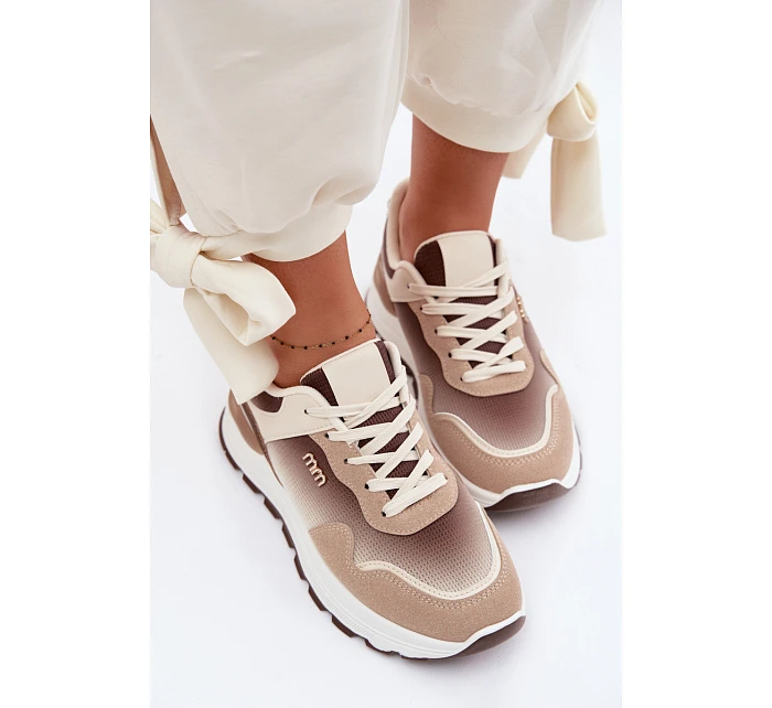 Dámské tenisky na platformě Hnědé model 22099924 - Boto Dámské tenisky na platformě Hnědé model 22099924 - Boto