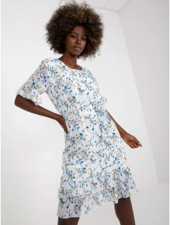 Šaty LK SK 507214 1.21 bílá a modrá